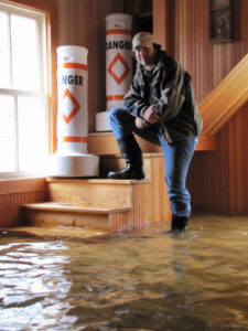 George Davis in Rosslyn boathouse on May 16, 2011, photo credit Kathryn Cramer