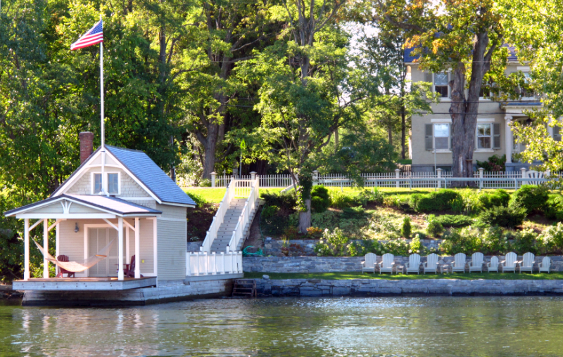 Rosslyn boathouse after Hurricane Irene