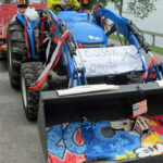 Essex Community Church Tractor, 4th of July parade, Essex, NY 2013