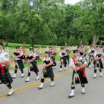 Bag Pipers, 4th of July parade, Essex, NY 2013