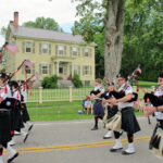 Bag Pipers, 4th of July parade, Essex, NY 2013