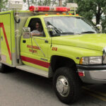 Fire Engine, 4th of July parade, Essex, NY 2013