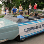 Scholarship Winner, 4th of July parade, Essex, NY 2013