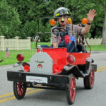 Shriner, 4th of July parade, Essex, NY 2013