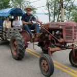 Vintage Tractor, 4th of July parade, Essex, NY 2013