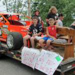 Valley View Firewood Float, 4th of July parade, Essex, NY 2013