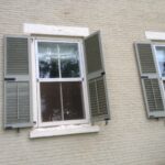 Rosslyn shutters loosened and flapping in the wind after July 19 thunderstorm.