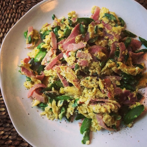 Green Eggs and Ham: local ingredients and lots of love! (Photo: Geo Davis)