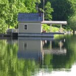 Your boathouse on a more glassy day. (Photo: Eve Ticknor)