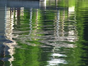 What your boathouse porch looks like in my world. (Photo: Eve Ticknor)