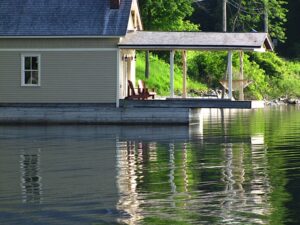 You can see your boathouse better here now. (Photo: Eve Ticknor)