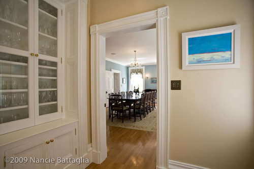 Rosslyn Dining Room Cabinet (Credit: Nancie Battaglia)