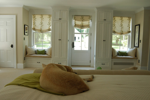 Rosslyn Master Bedroom, West Elevation (Credit: Nancie Battaglia)