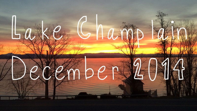 Lake Champlain, December 2014