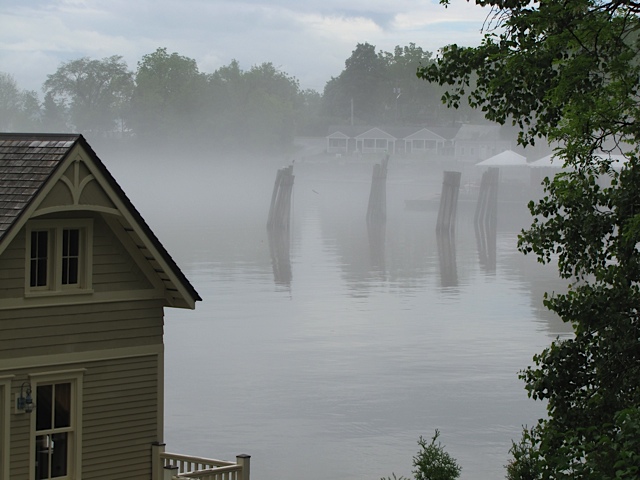 Rosslyn Boathouse and Essex Ferry Dock Pilings (Photo: Eve Ticknor)