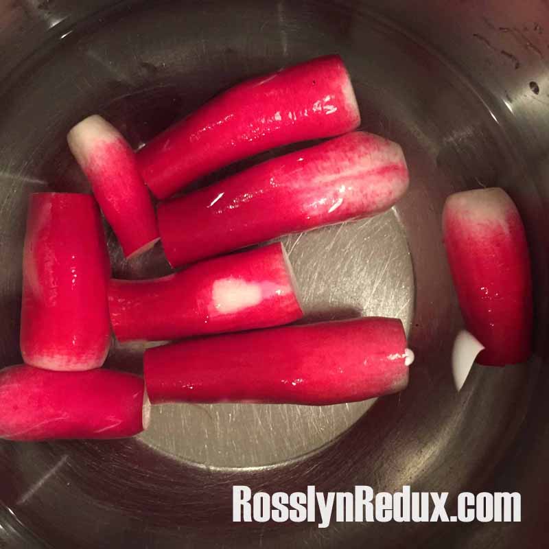 French Breakfast Radishes: The peppery-but-sweet taste of spring.