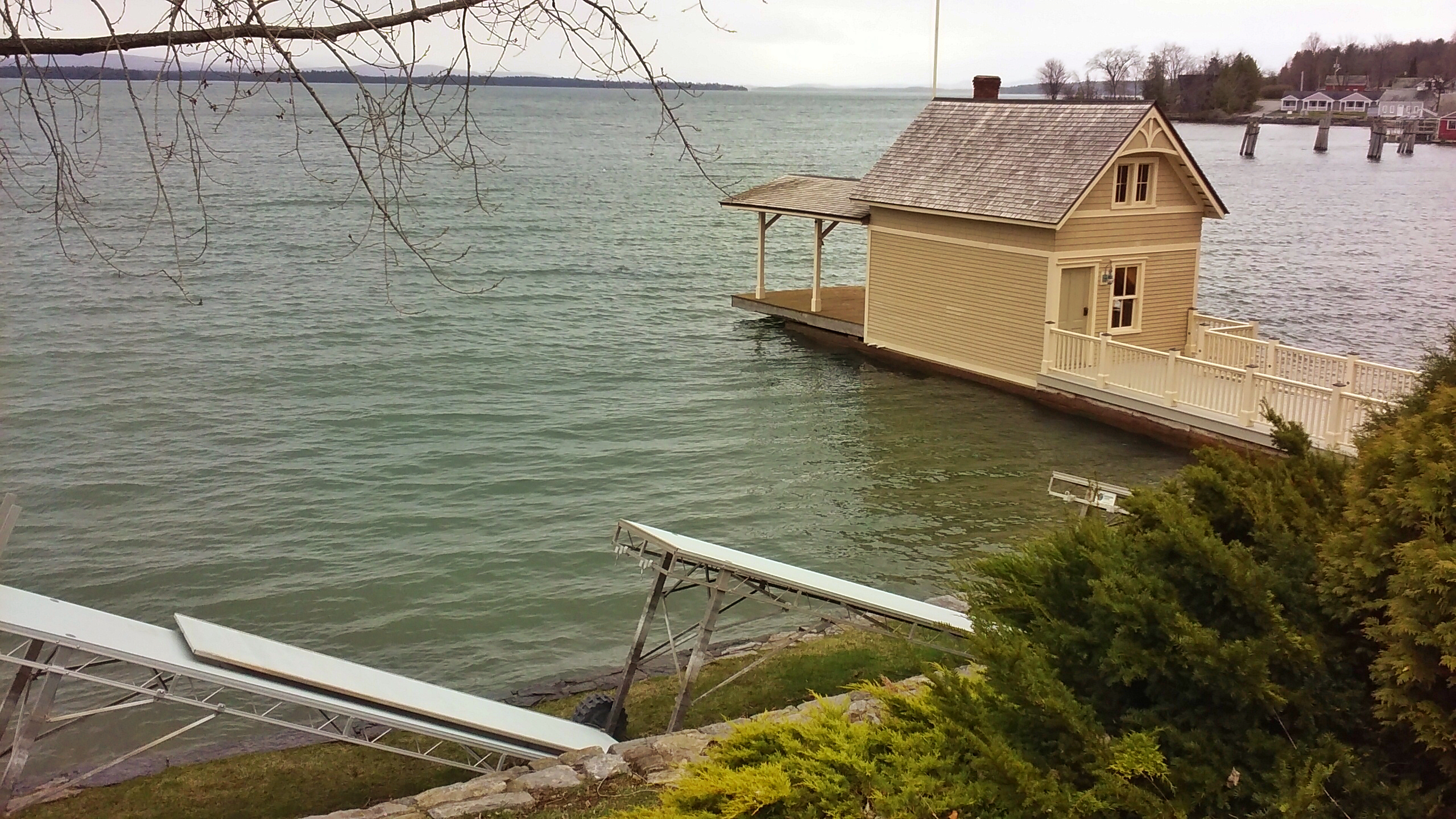 Lake Champlain Boathouse Blues (Source: Katie Shepard)