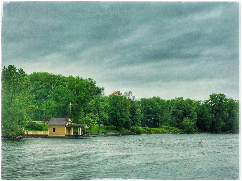 Vintage boathouse postcard? Or not? (Source: Geo Davis)