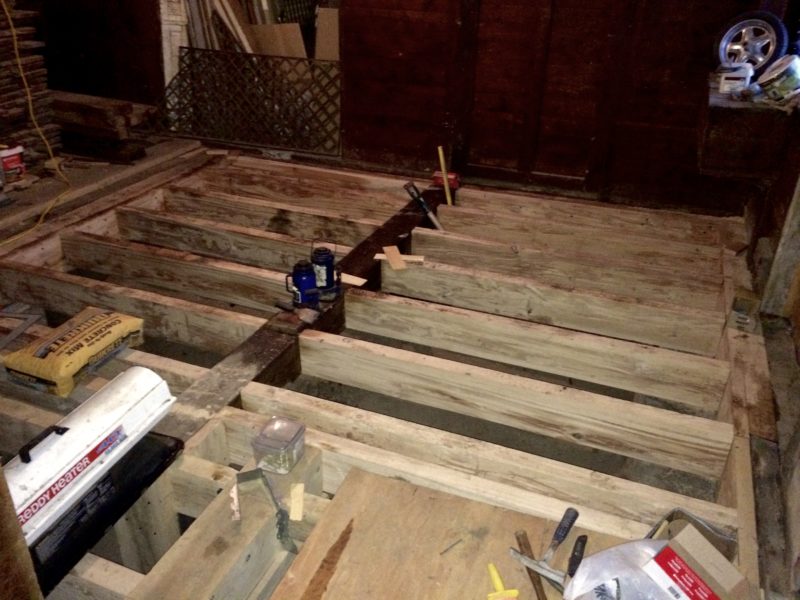 Carriage Barn Renovation: Stall Walls + Floor