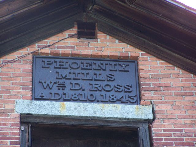 Phoenix Mills, aka W.D. Ross Mill in Willsboro, NY, summer 2009 (Source: Don Argus, Jr. via Old Abandoned Buildings of Northern New York)