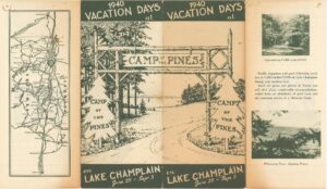 Camp of the Pines (Source: 1940 brochure)