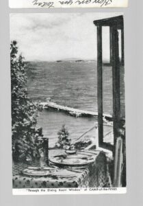 Camp of the Pines, View from dining room window