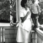 Phil Keuhlen with Jean (staff) at the Sherwood Inn, August 1951 (Source: Phil Keuhlen)