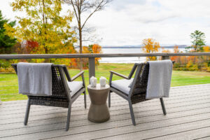 ADK Oasis Highlawn: Deck View (Source: Julia Rebecca Photography)