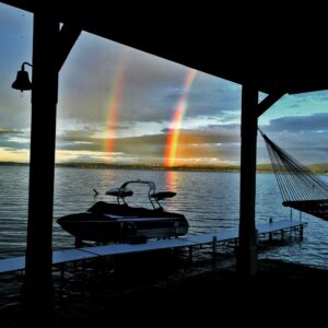 Drizzly Day Discoveries: The double rainbow that inspired a micro meditation video (Source: Hroth Ottosen)