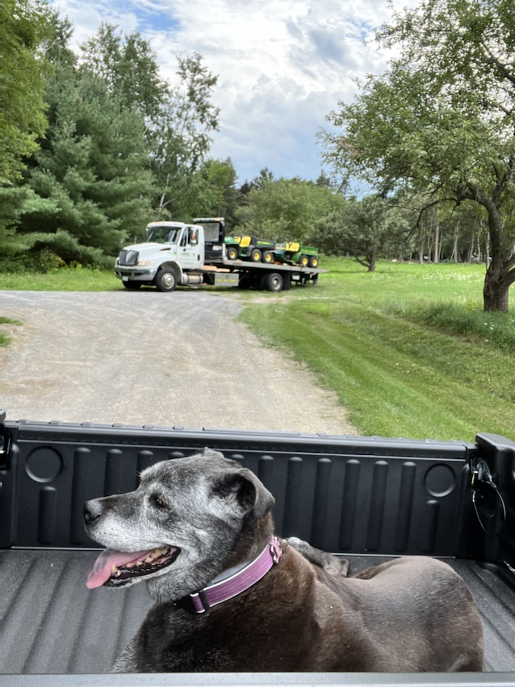 John Deere Gator: Off with the old... (Source: Geo Davis)