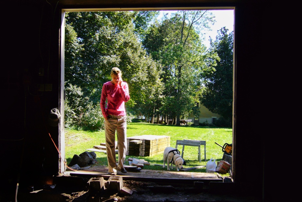 Susan in Carriage Barn, September 12, 2006 (Source: Geo Davis)