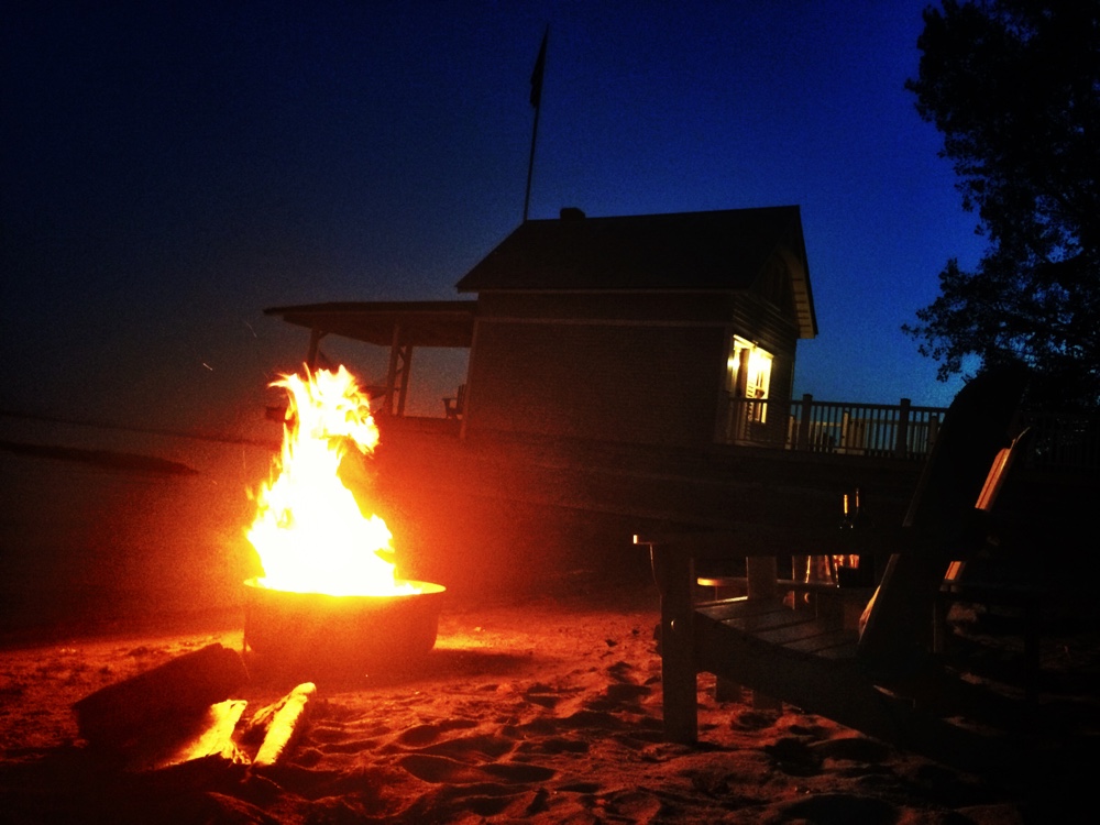 Champlaining with a Lakeside Bonfire, September 27, 2014 (Photo: Geo Davis)