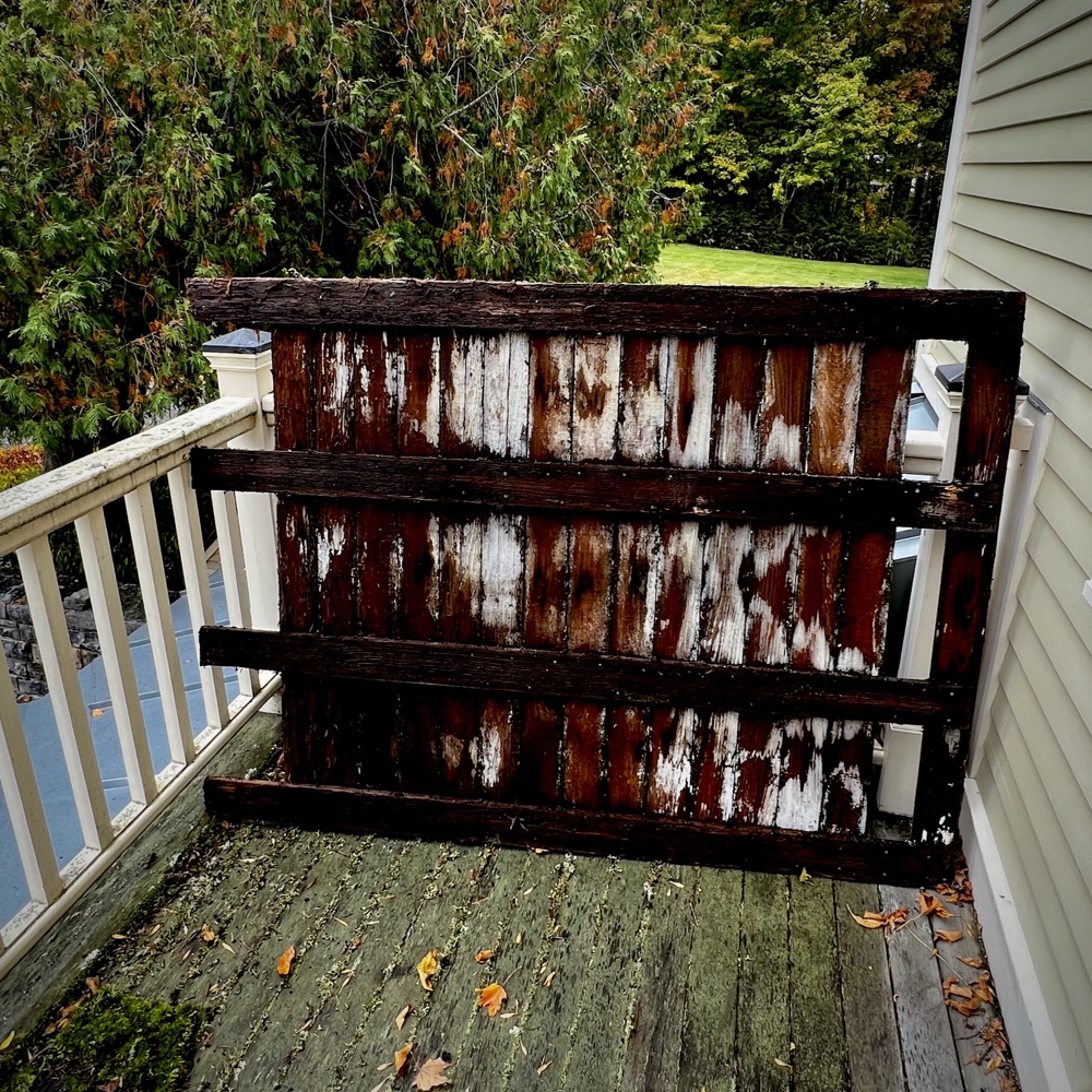 Undecking the Balcony (Source: R.P. Murphy)