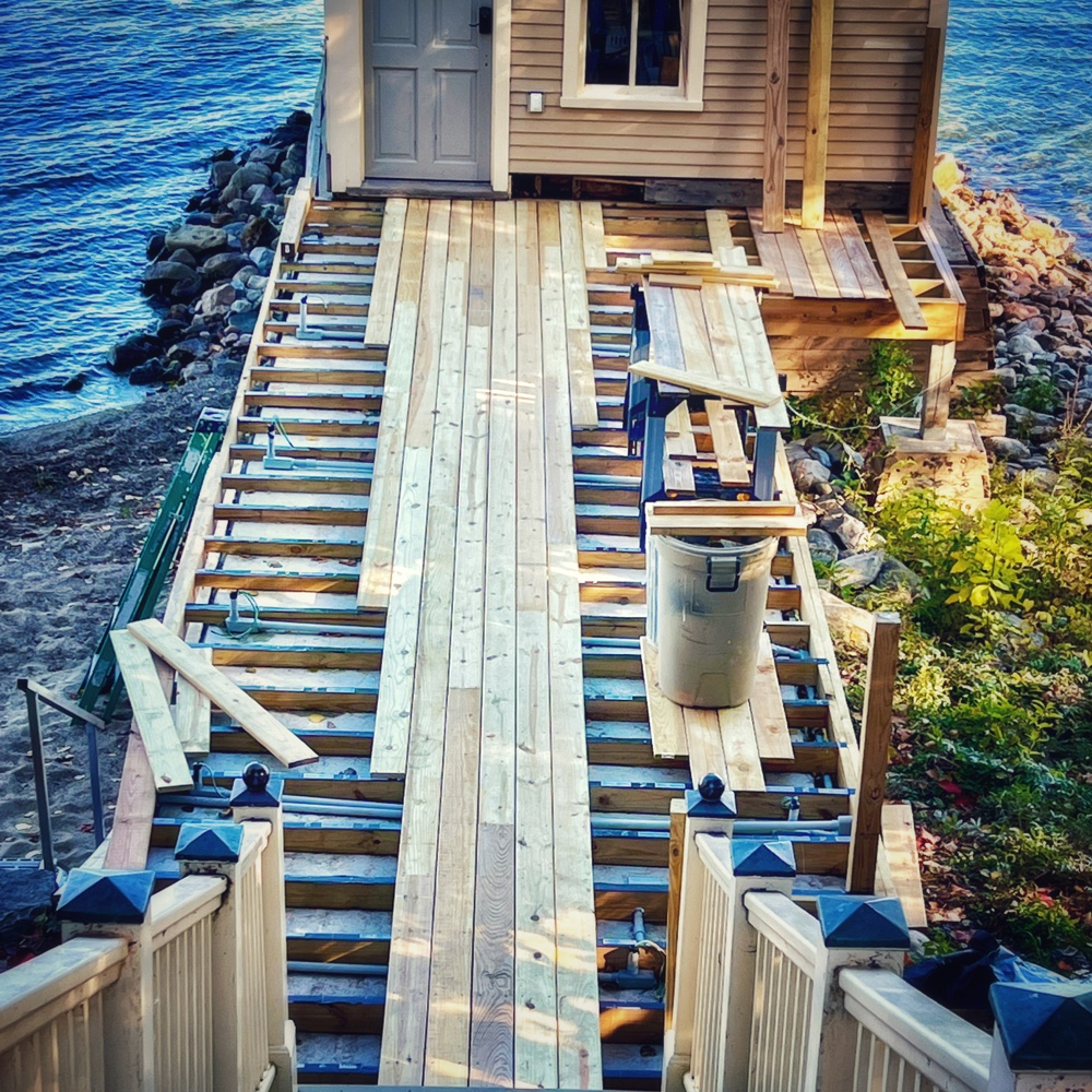 Boathouse Gangway Reboot (Source: R.P. Murphy)