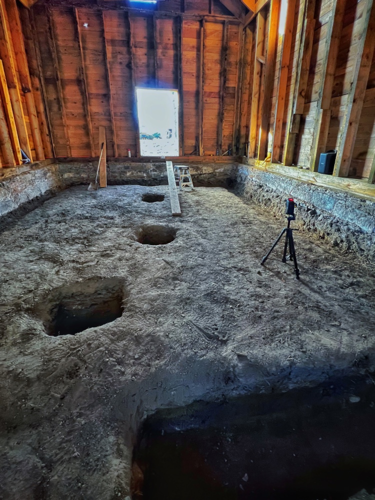 Icehouse Ready for Rebar (Photo: R.P. Murphy)