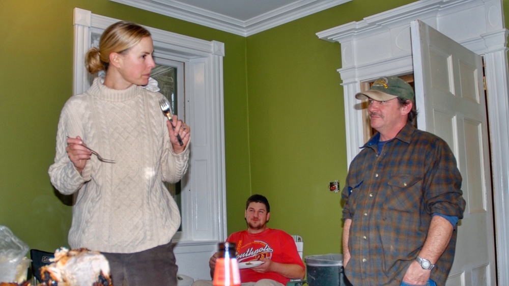 2007 Thanksgiving Remembered: Susan, Mike, and Dutchy (Photo: Geo Davis)