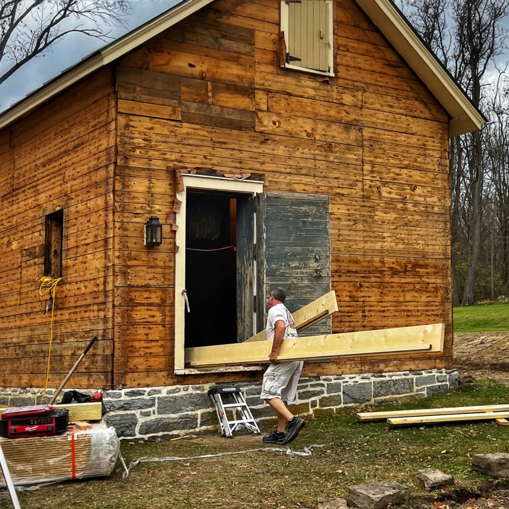 Icehouse Rehab 5: First Floor Framed