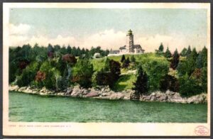 Split Rock Light, Essex, NY (Vintage Postcard)