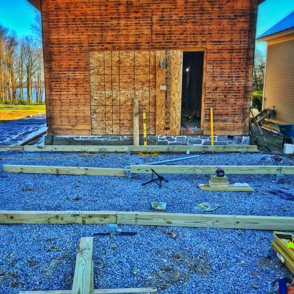 Icehouse Deck Girder Installation (Photo: Hroth Ottosen)