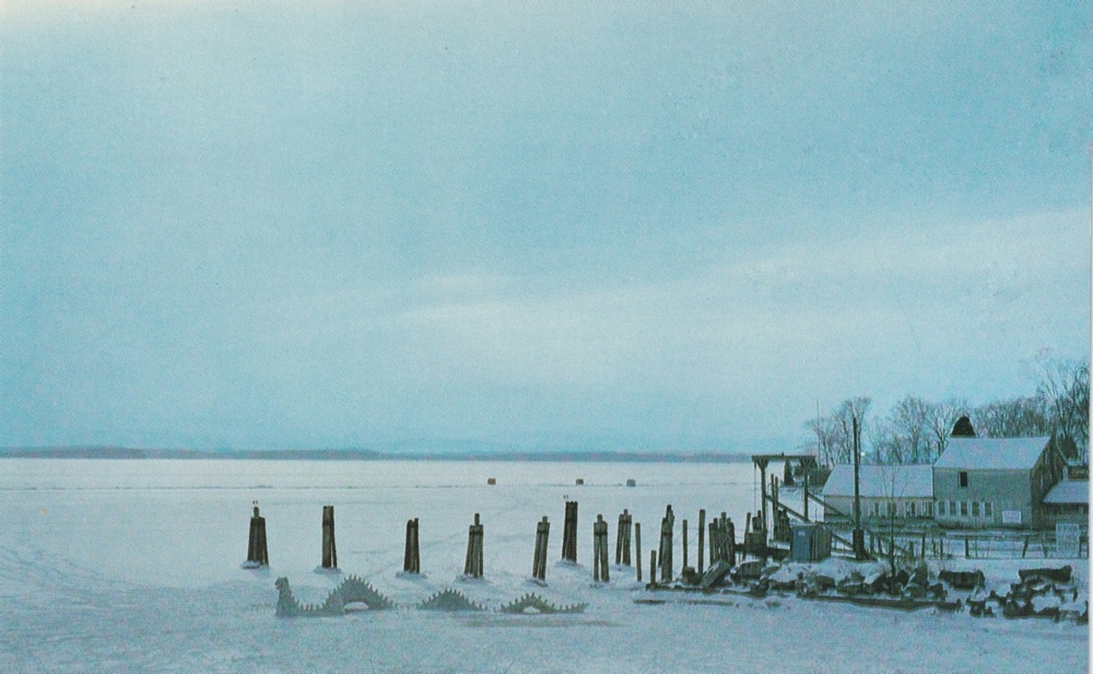 Champy Spotted at Essex Ferry Dock (circa 1980?)