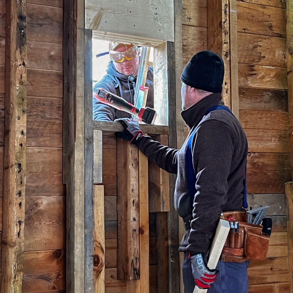 Icehouse Apertures and Transparency: Matt and Jarret fine-tuning new "fixie" (Photo: R.P. Murphy)