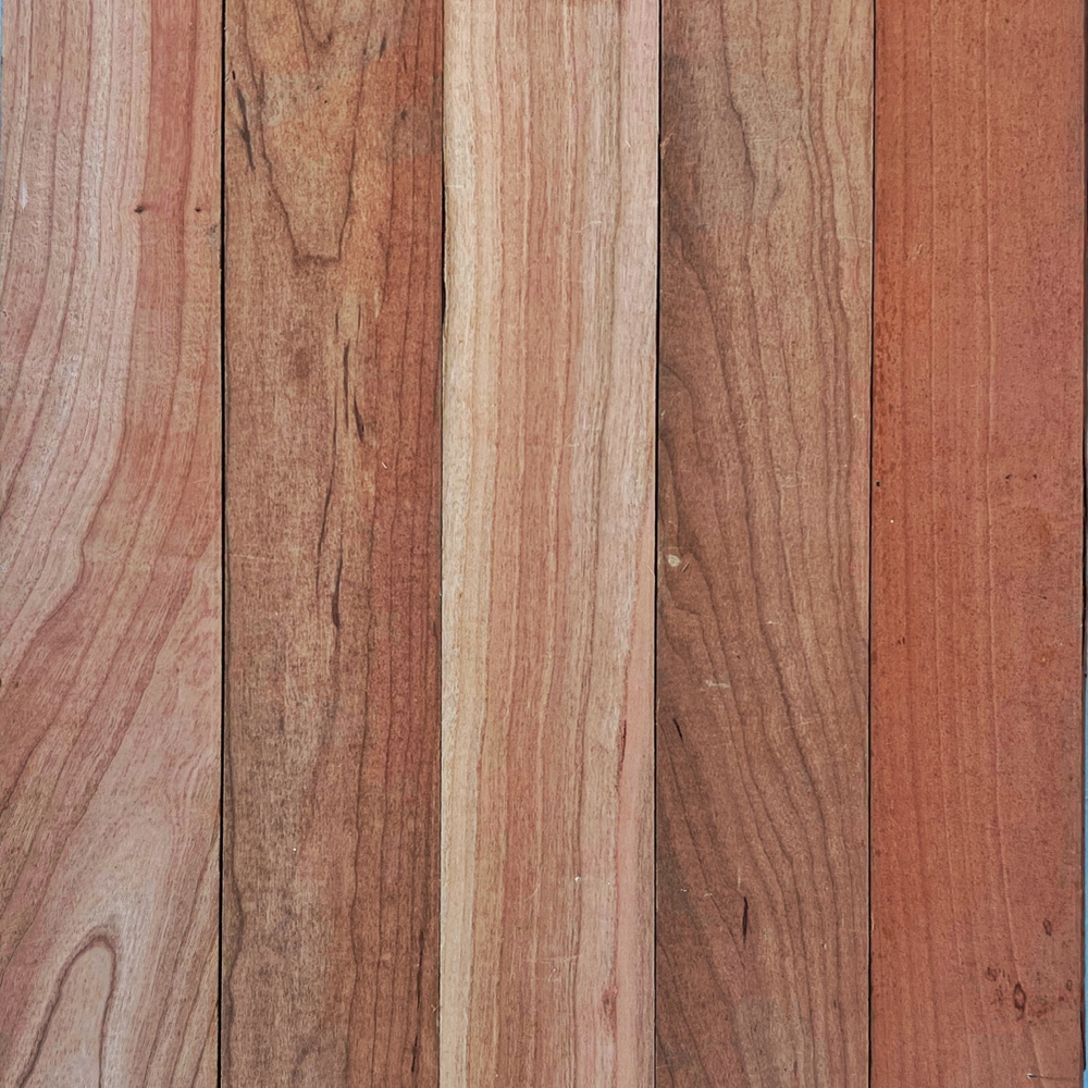 Flooring Experiment: jatoba, a.k.a. Brazilian cherry (Photo: R.P. Murphy)