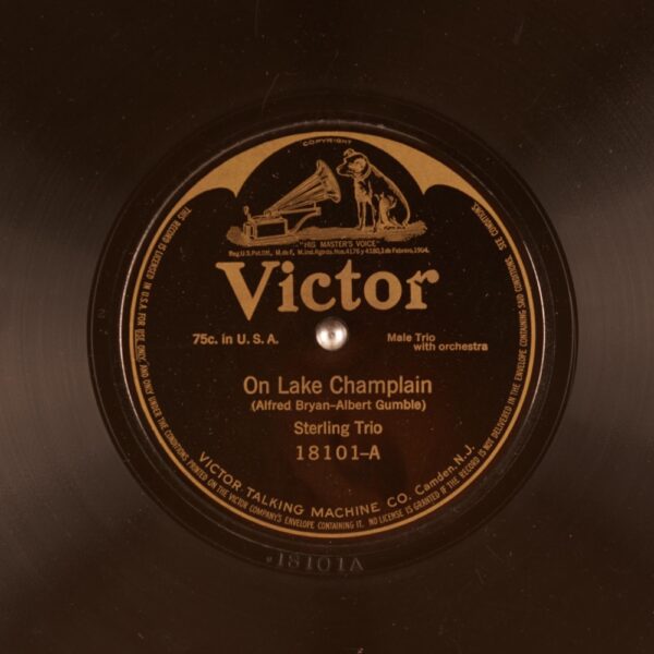 Victor's “On Lake Champlain” by Sterling Trio (Alfred Bryan and Albert Gumble)