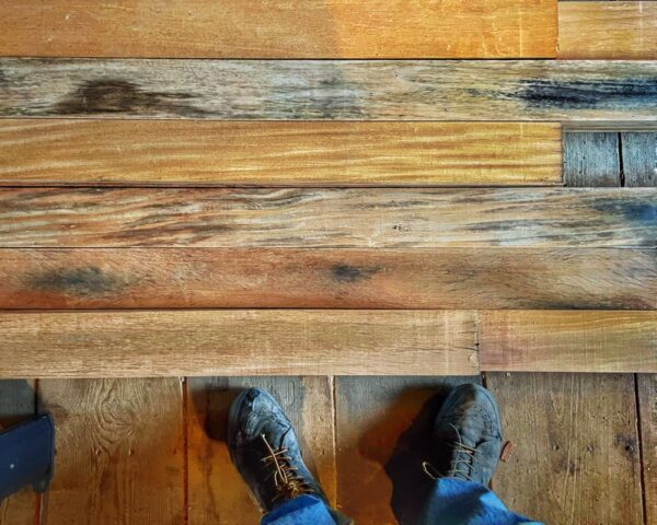 Upcycling Garapa Decking (Photo: R.P. Murphy)