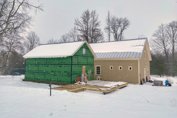 Snow Falling on Homecoming: January 25, 2023 (Photo: Geo Davis)