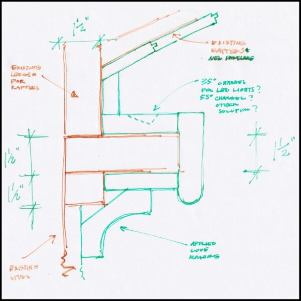 Ciphering on Icehouse Coving. (Source: Geo Davis)