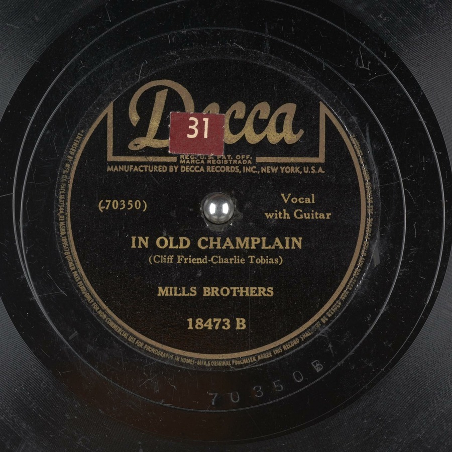 “In Old Champlain” by Mills Brothers