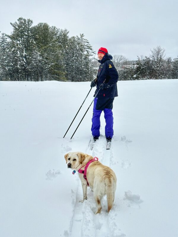 Carley and Geo on Saturday Snow Day​​ (Photo: Susan Bacot-Davis)