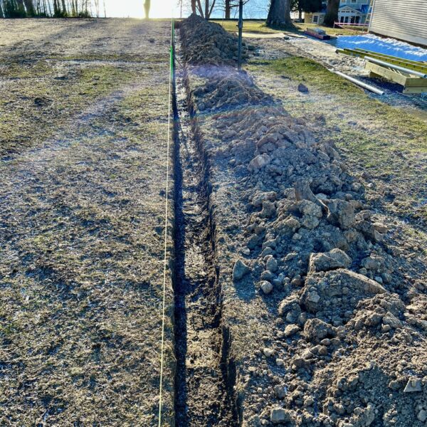 Edging Bocce / Volleyball Court (Photo: R.P. Murphy)