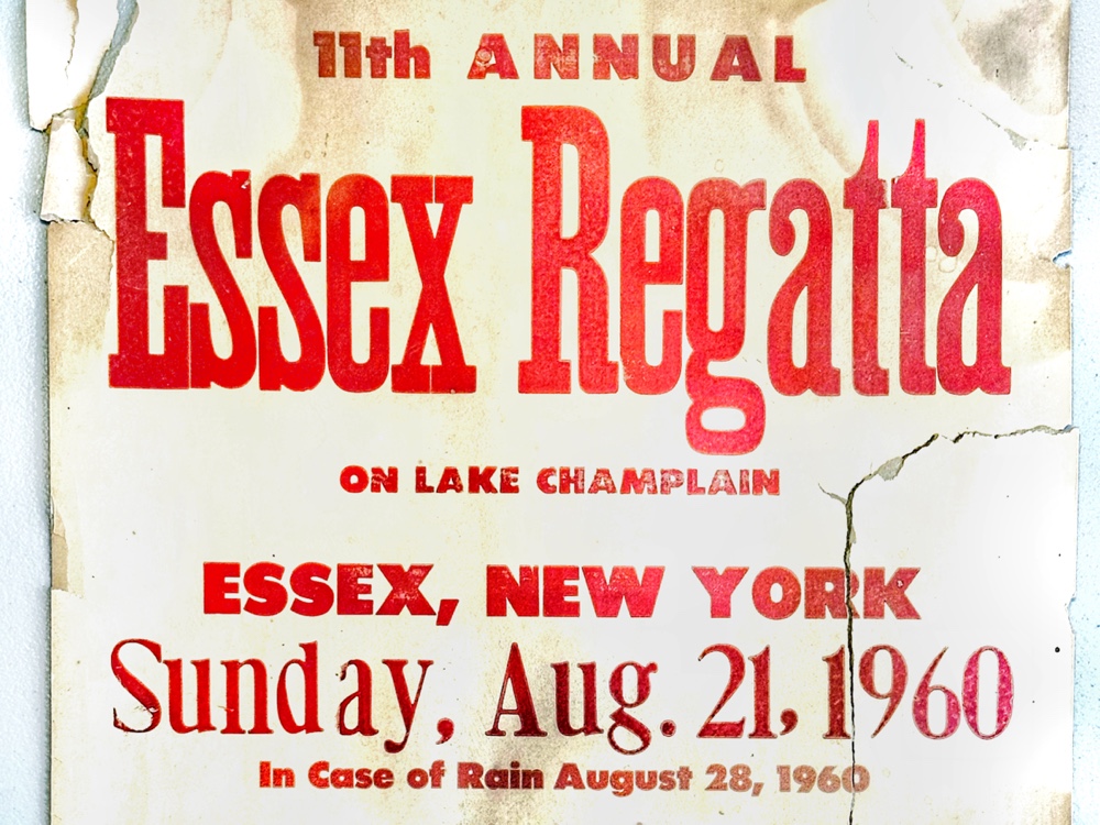 Artifacts & Ephemera: 11th Essex Regatta (Photo: Geo Davis)